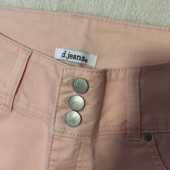 d. jeans Light Pink Buttoned Pants - Picture 2 of 2
